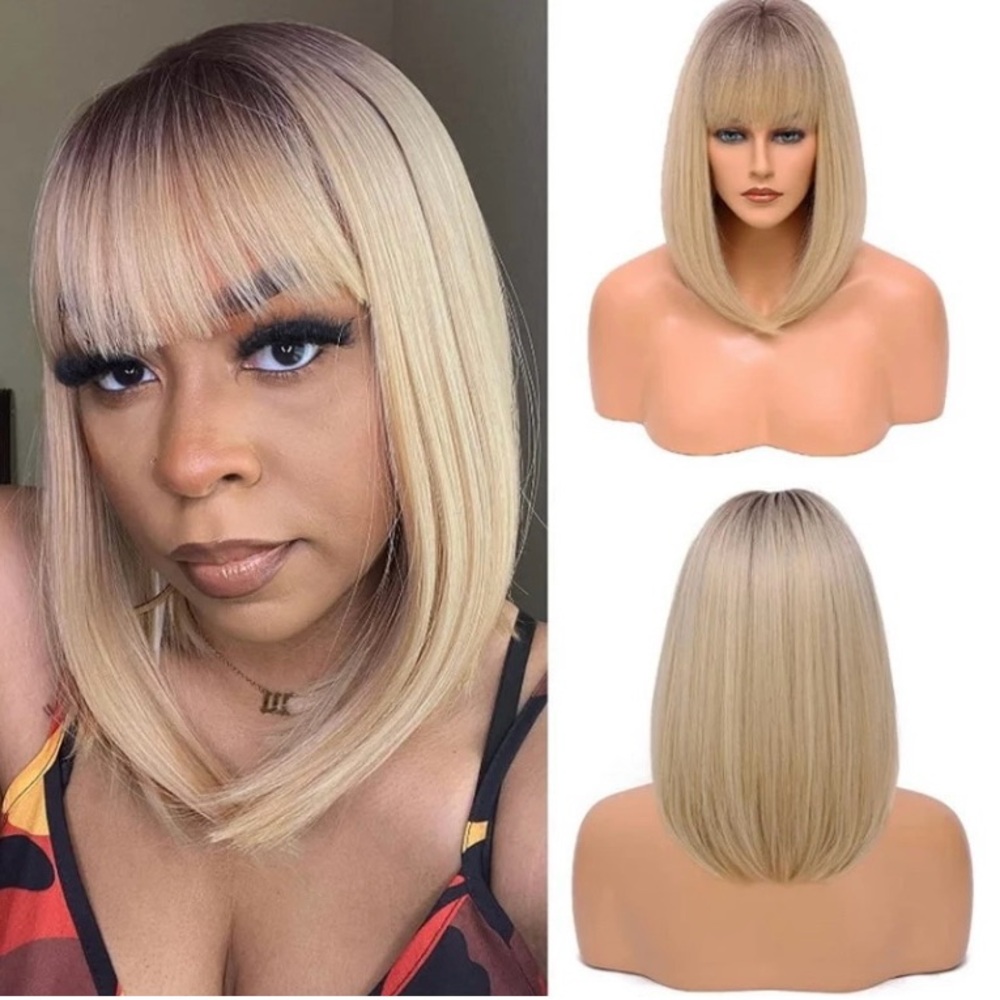 Elegant Blonde Wig